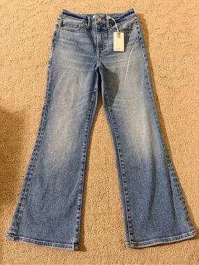 Good American Light Blue Flare Jeans